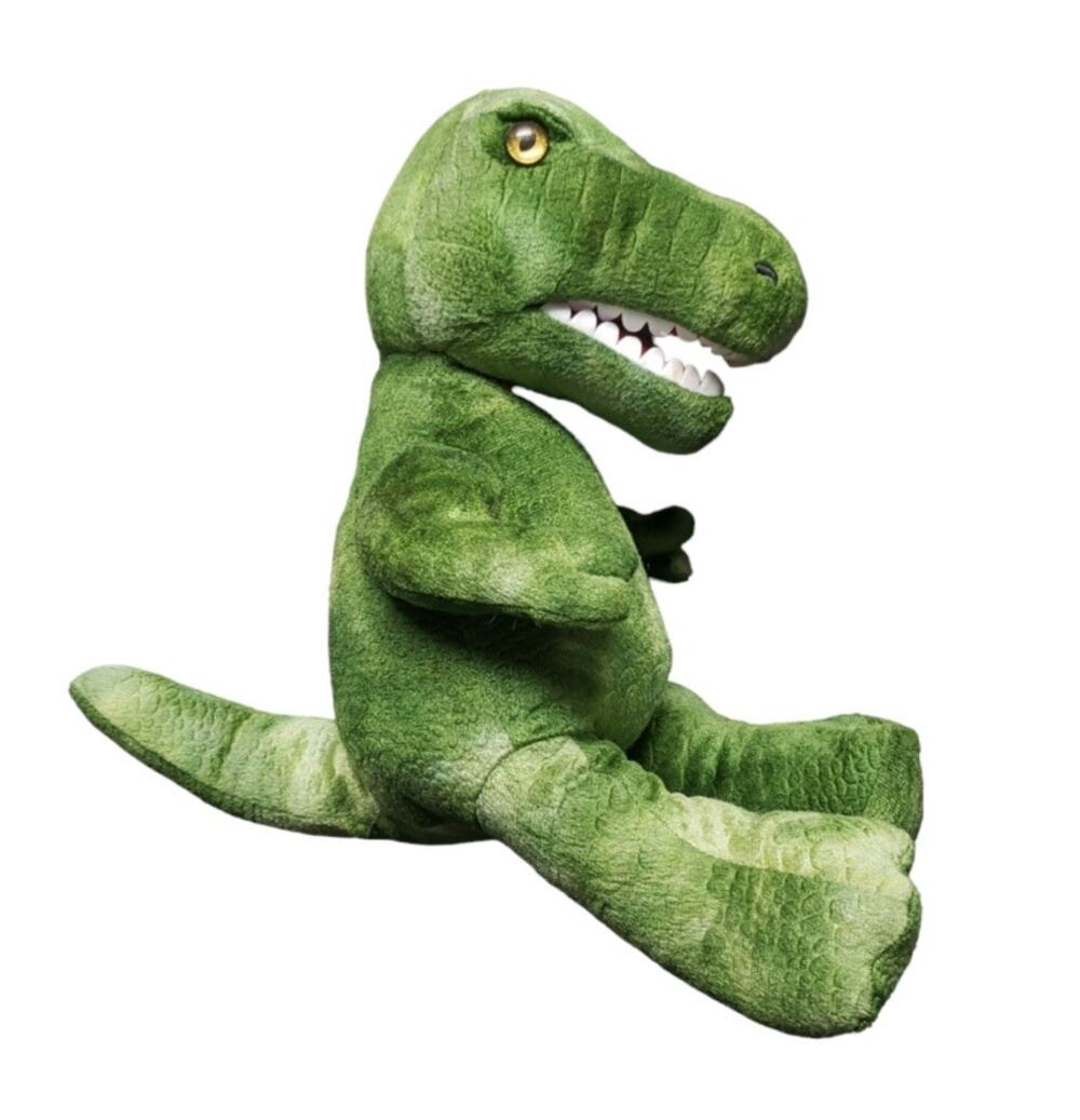 Build A Bear Green T Rex Tyrannosaurus King Dinosaur Plush Stuffed Animal BABW
